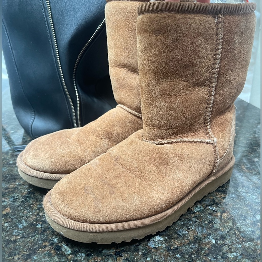 Tan Suede Boots